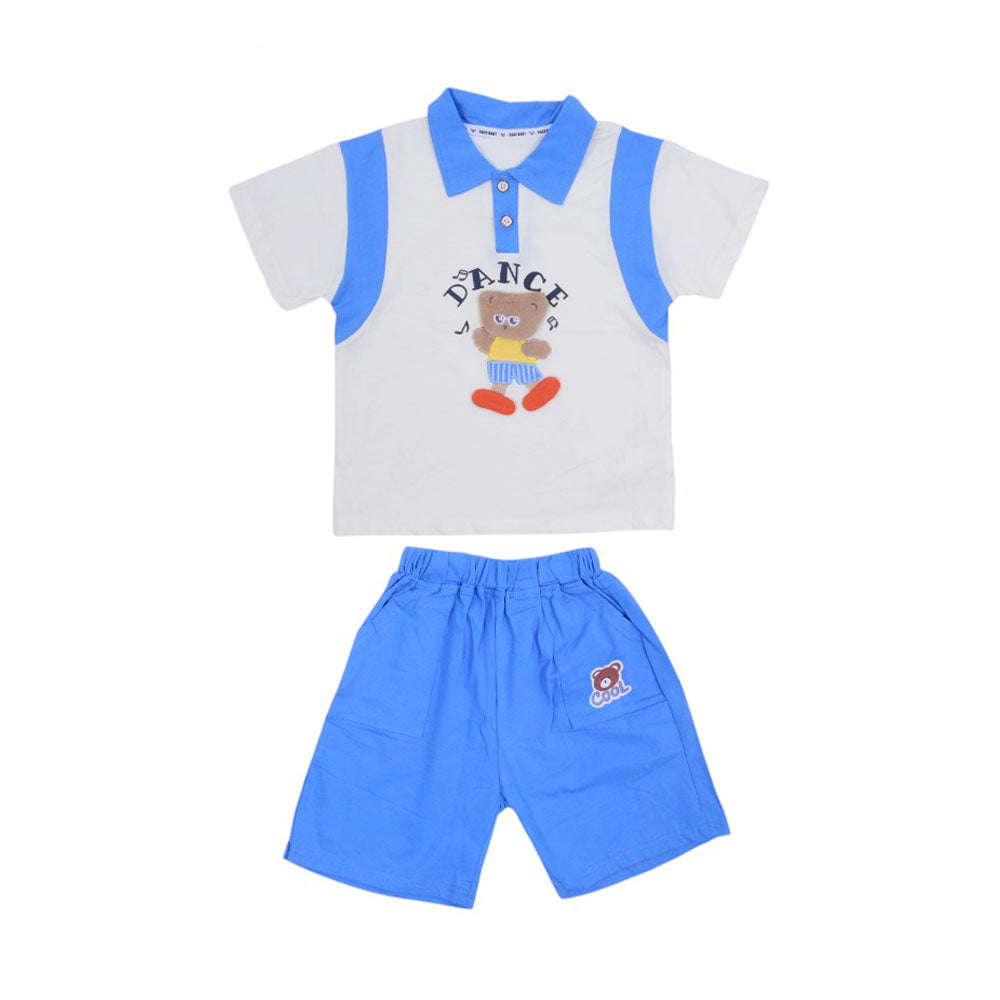 BOY S/S 2PC KNICKER SUIT MZS-25 3-4 YEAR BS-13 W/G