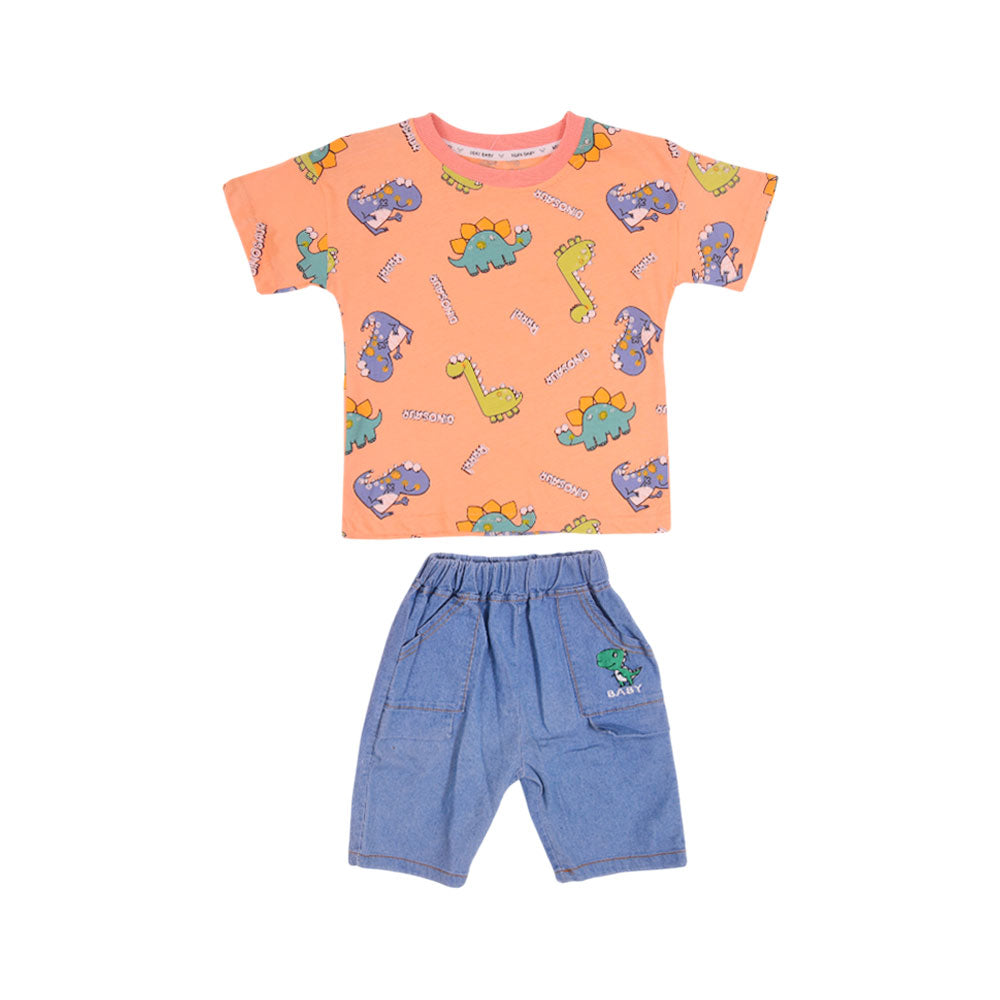 BOY S/S 2PC KNICKER SUIT MZS-25 3-4 YEAR BS-17 W/G