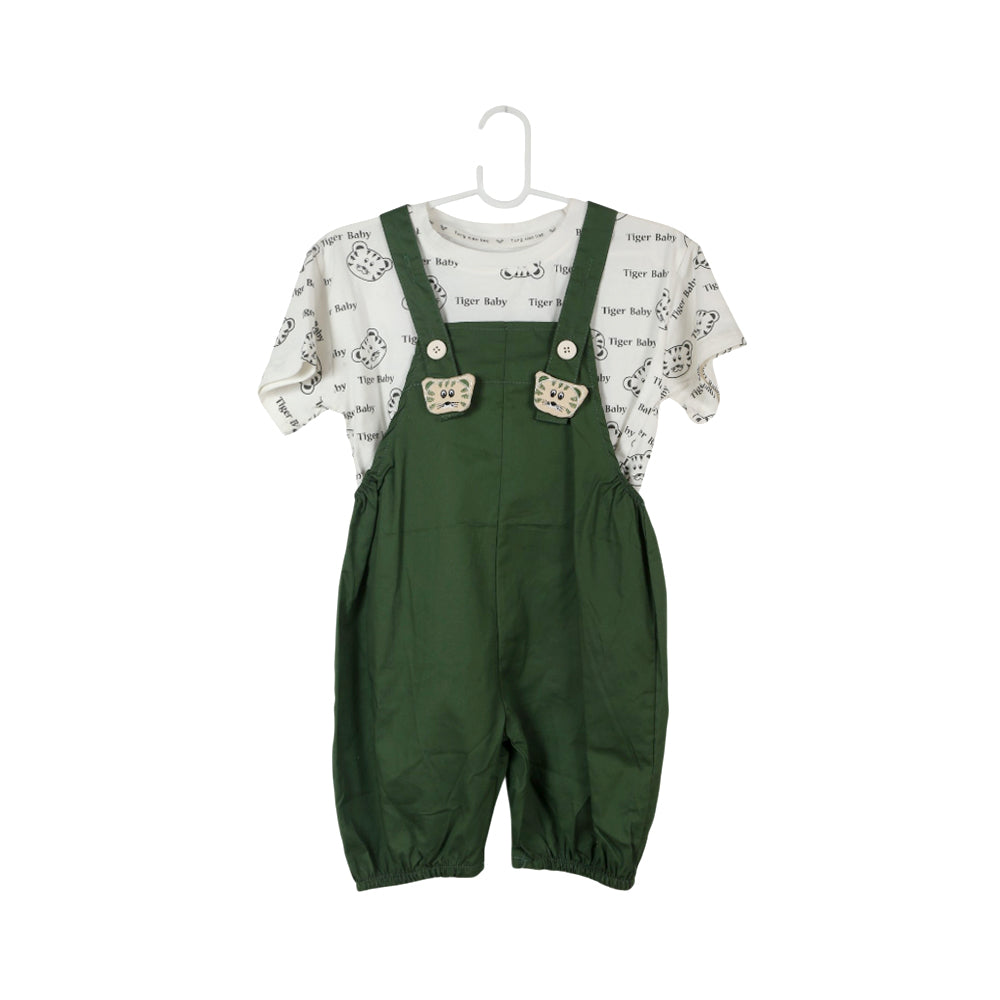 BOY S/S 2PC ROMPER MZS-25 3-4 YEAR GS-8 W/G