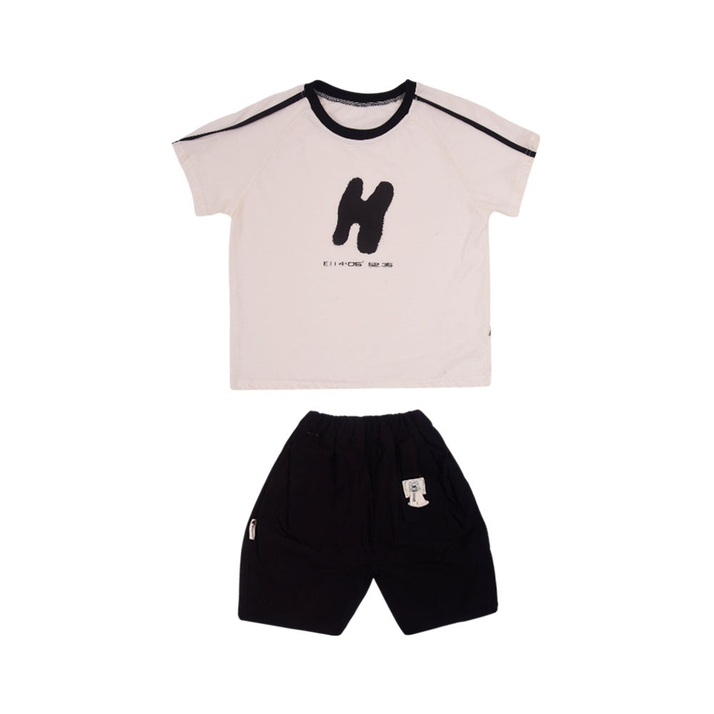 BOY S/S 2PC KNICKER SUIT MZS-25 2-3 YEAR SB-09 W/G