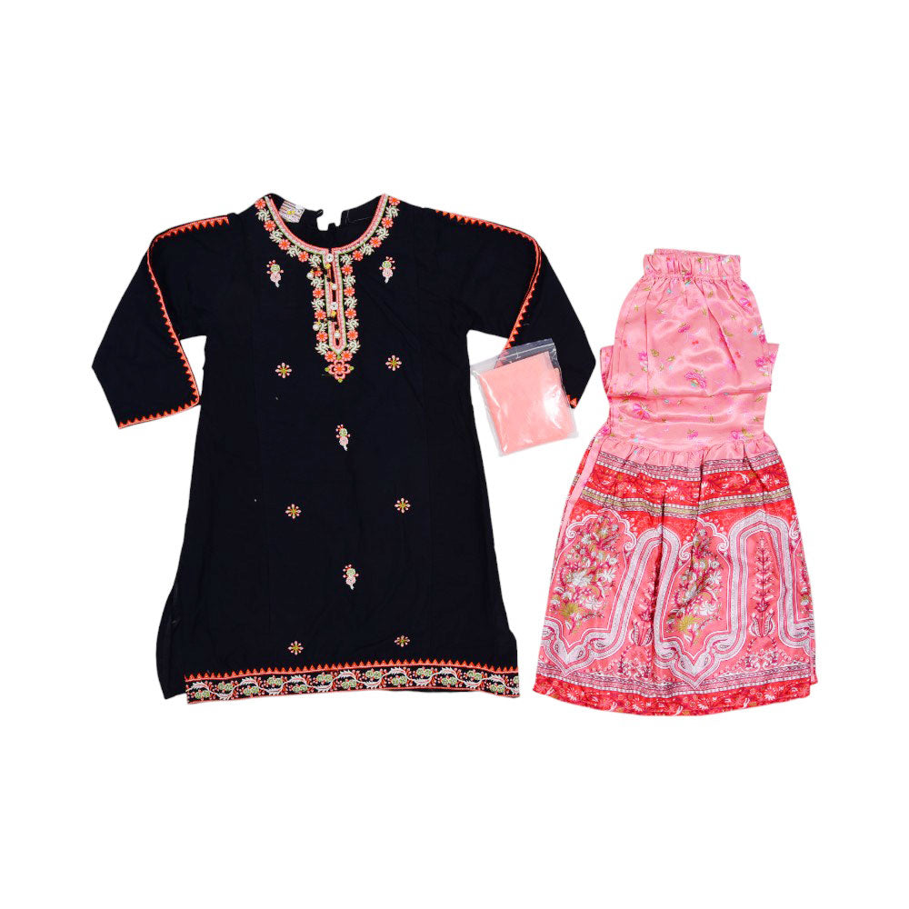 GIRLS 3QTR 2PC BLOUSE SUIT MZS-25 8-9 YEAR 4027