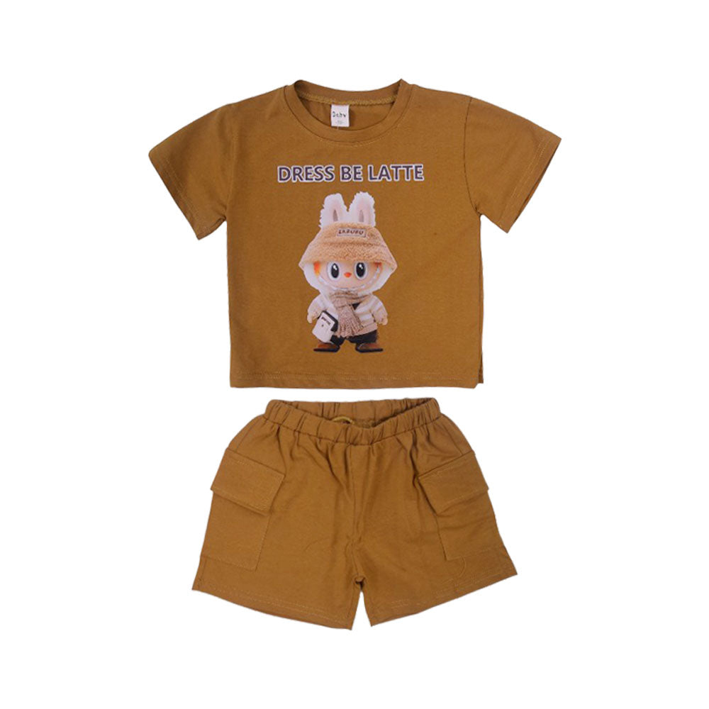 GIRLS S/S 2PC KNICKER SUIT MZS-25 6-9M 2636
