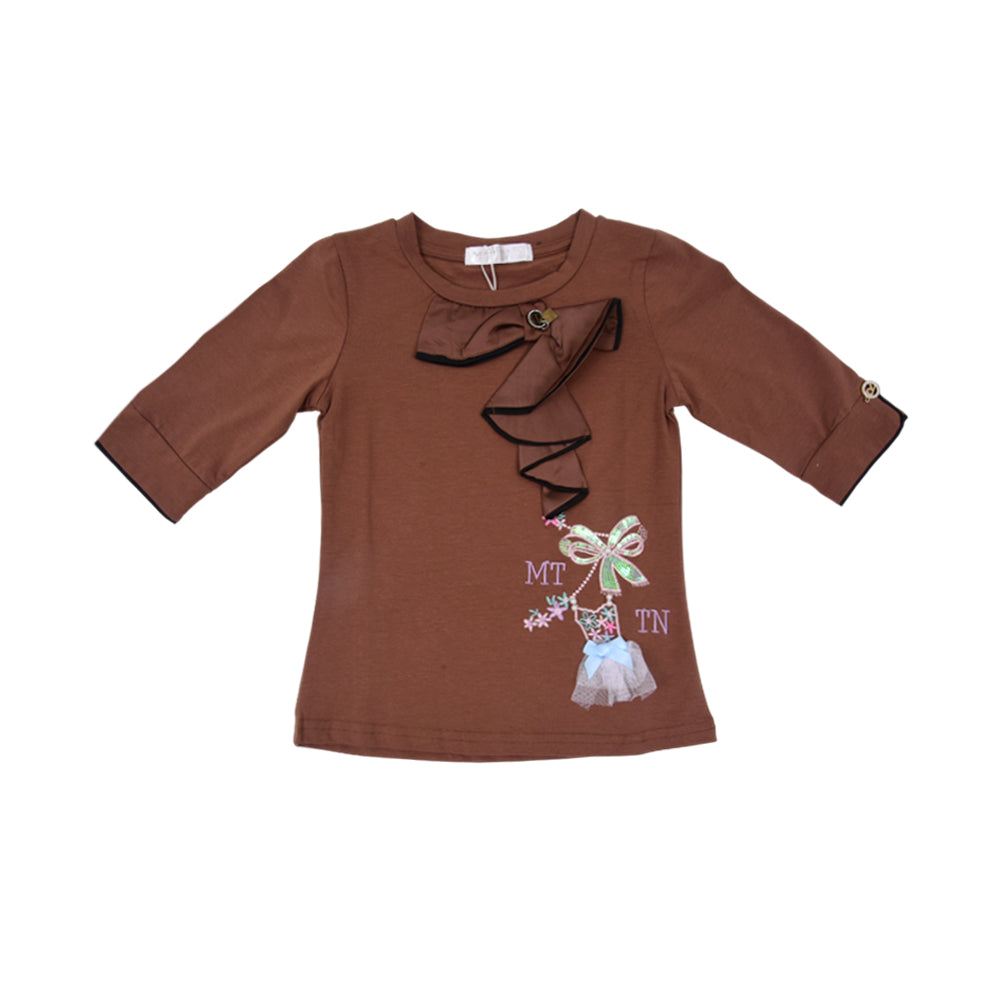 GIRLS S/S BLOUSE Y/T MZS-25 18-24M 27