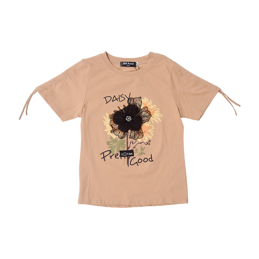 GIRLS S/S BLOUSE Y/T MZS-25 6-7 YEAR 31