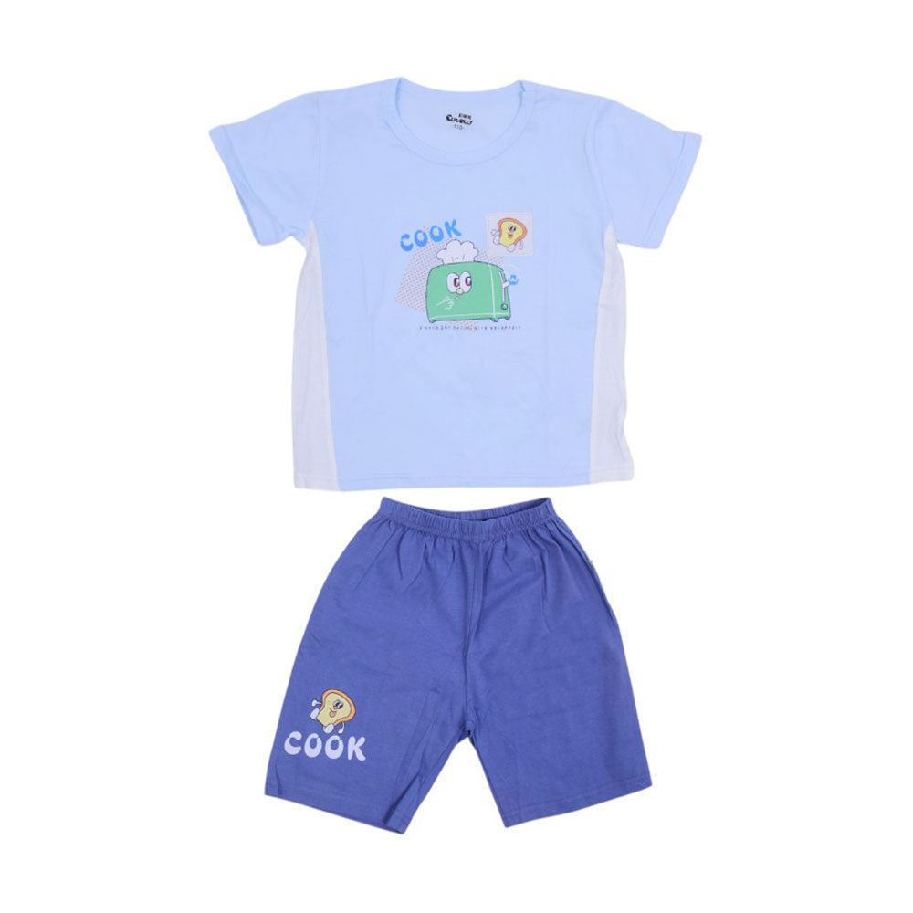 BOY S/S 2PC KNICKER SUIT Y/T MZS-25 18-24M 38