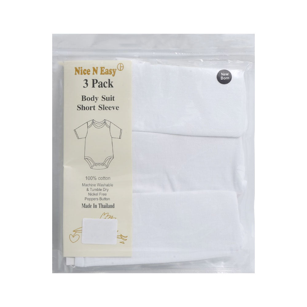 H/L BODY SUIT 3PC PACK NICE&EASY MZS-25 N.B