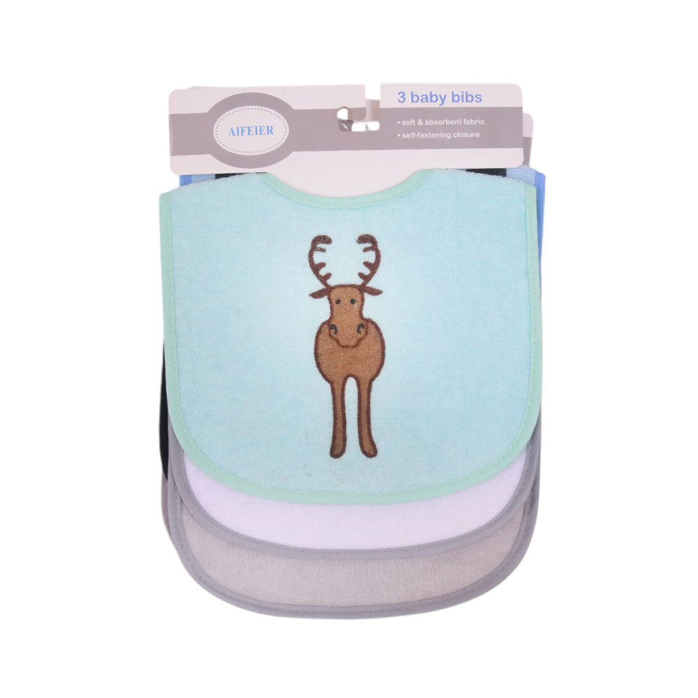 BABY BIBS 3PC PACK MZS-25 9942 Y/T