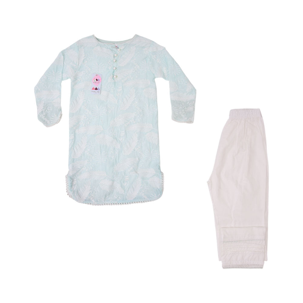 GIRLS 2PC SHALWAR KAMEEZ SUIT MZS-25 9-10 YEAR 88810 AL/B