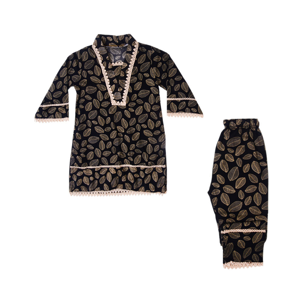 GIRLS 2PC SHALWAR KAMEEZ SUIT MZS-25 5-6 YEAR 88443 AL/B
