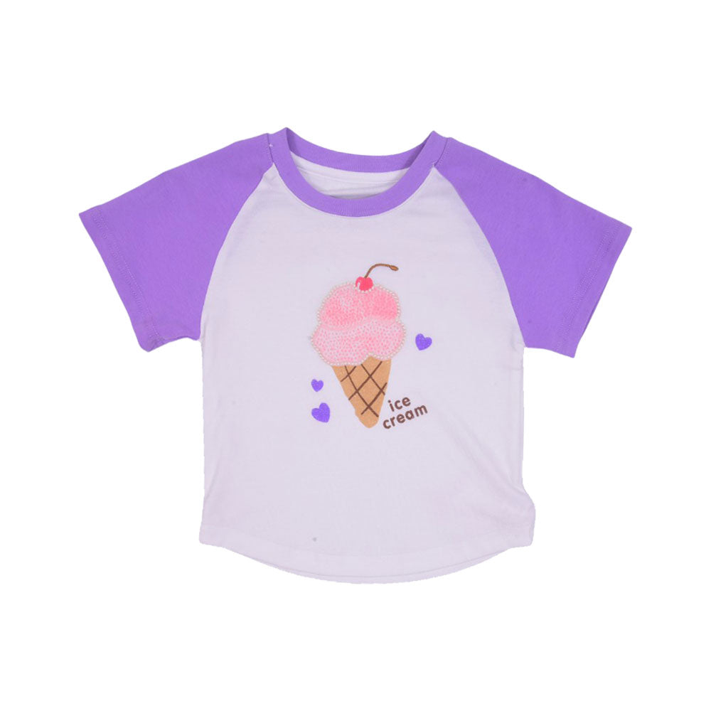 GIRLS S/S PRINTED BLOUSE MZS-25 2-3 YEAR 5048 IM/G