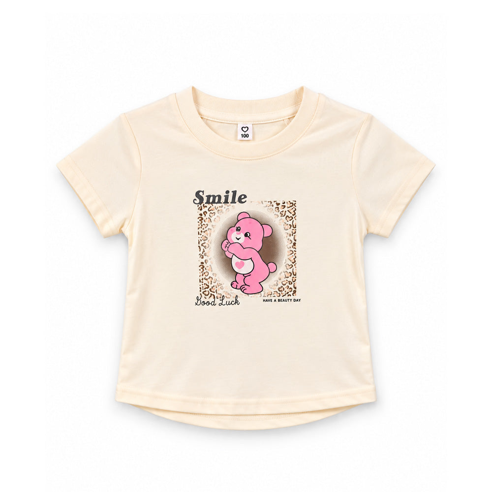 GIRLS S/S PRINTED BLOUSE MZS-25 3-4 YEAR 5073 IM/G