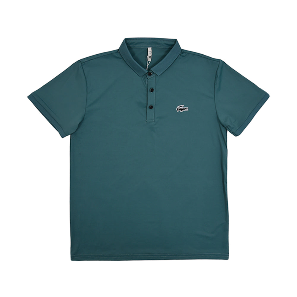 BOY S/S POLO T-SHIRT BRANDED GREEN MZS-25 9-10 YEAR 9031 M/G
