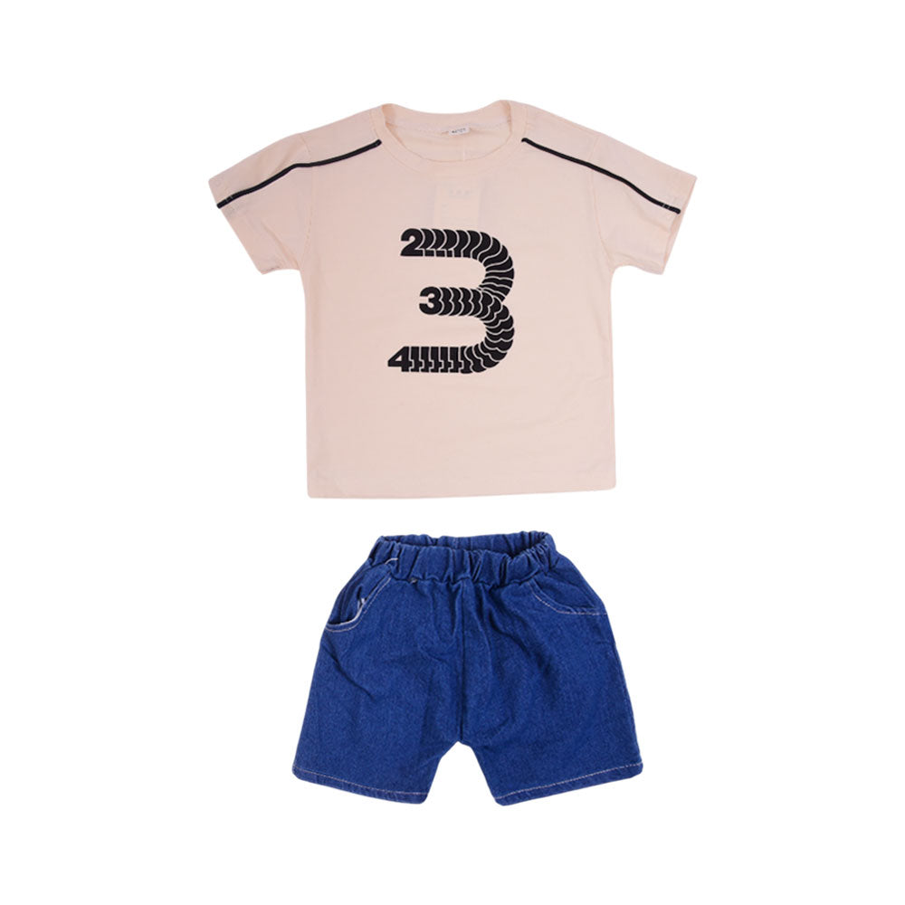 BOYS S/S 2PC KNICKER SUIT AHS-25 18-24M 504 Y.T