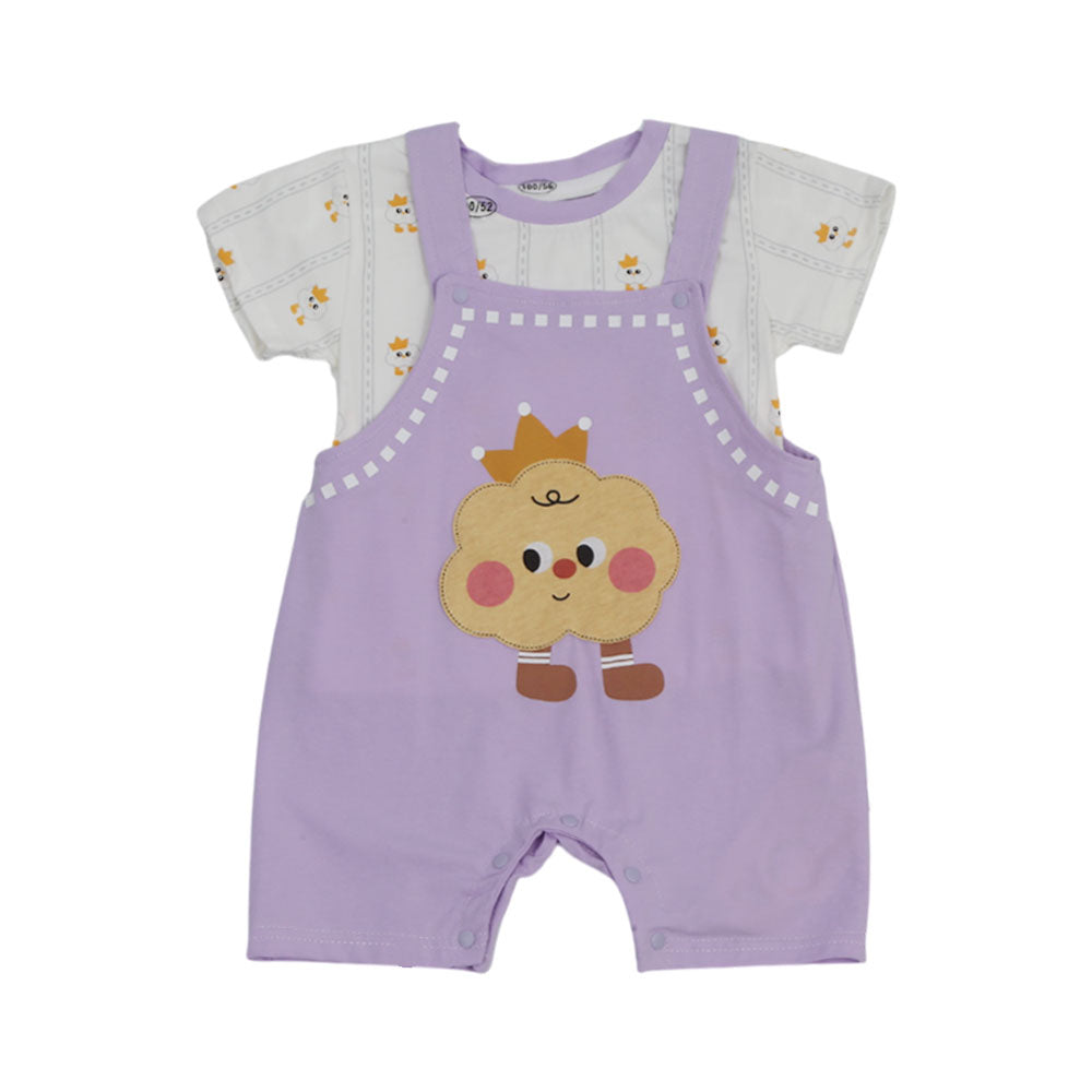 BOYS S/S 2PC ROMPER AHS-25 9-12M 502 Y.T