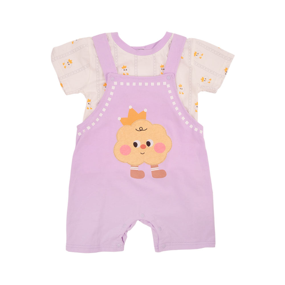 BOYS S/S 2PC ROMPER AHS-25 12-18M 502 Y.T