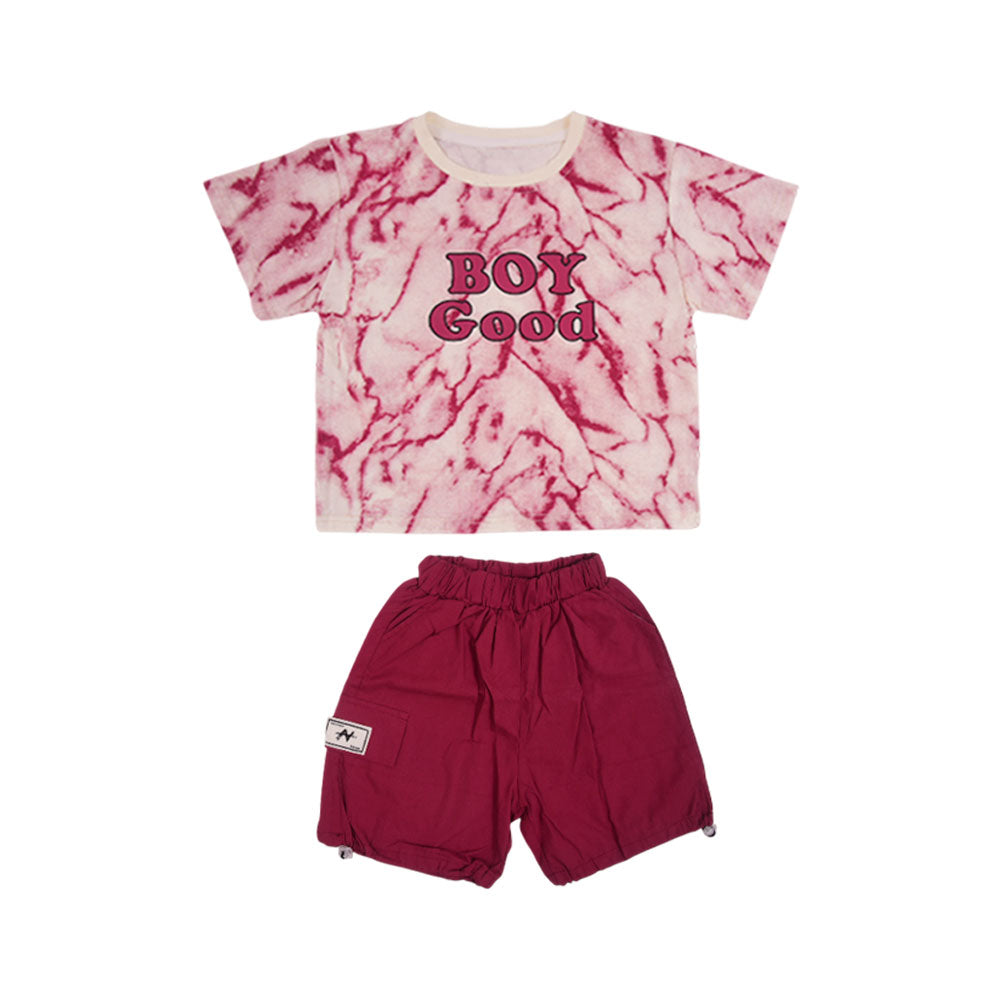 BOYS S/S 2PC KNICKER SUIT RNZS-25 3-4 YEAR 046