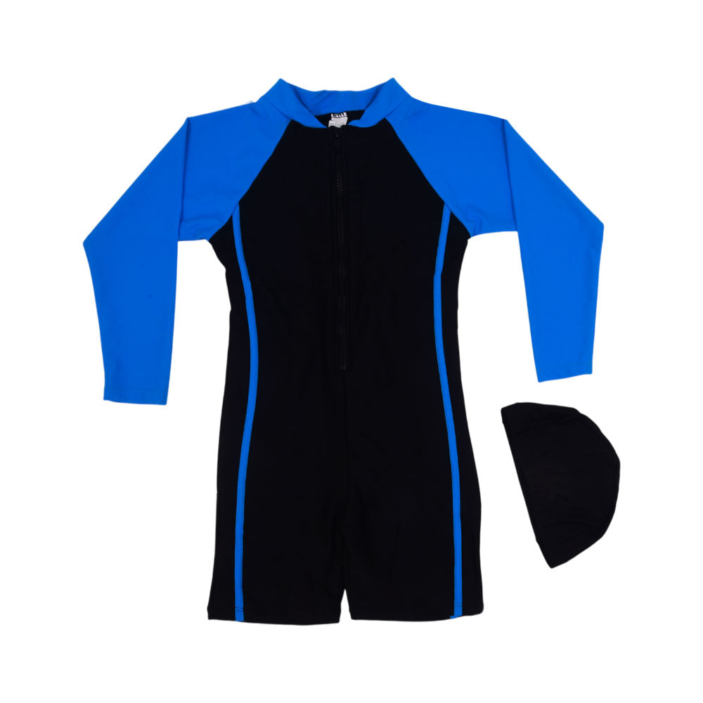 KIDS L/S 2PC SWIMMING COSTUME NZS-25 7-8 YEAR F61922