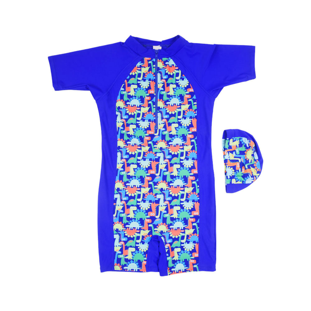 KIDS S/S 2PC SWIMMING COSTUME NZS-25 9-10 YEAR F61608