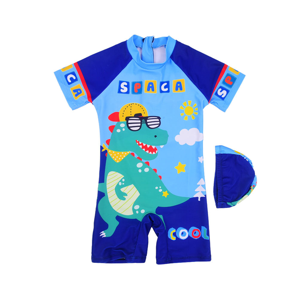KIDS S/S 2PC SWIMMING COSTUME NZS-25 4-5 YEAR SPN-1852