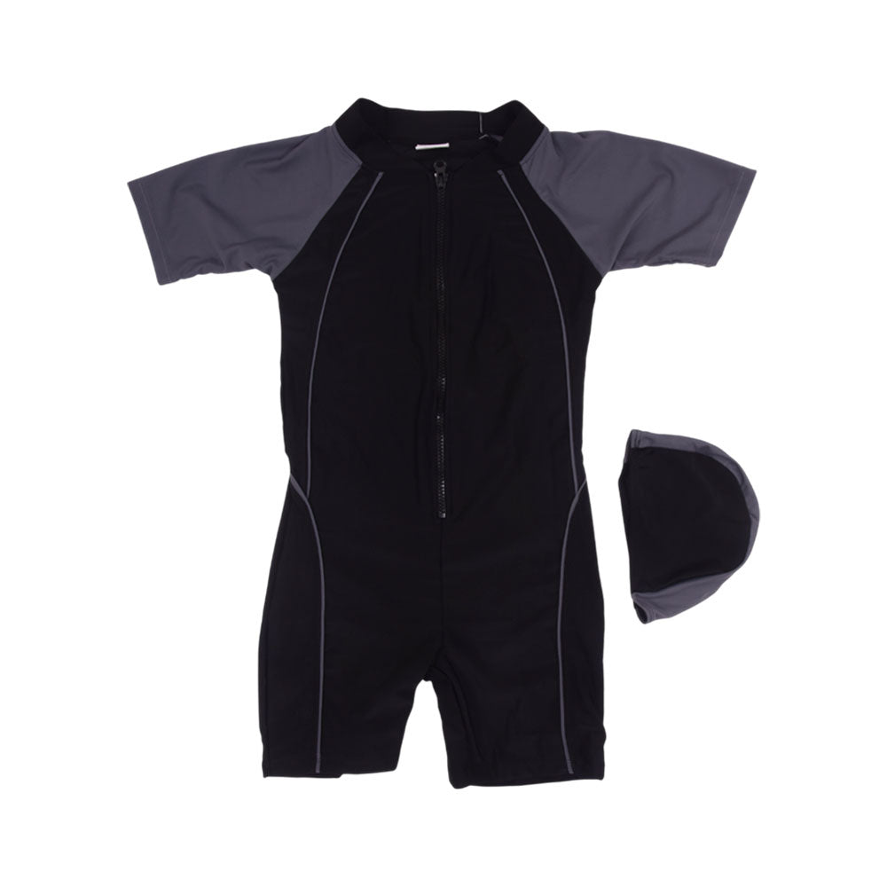KIDS S/S 2PC SWIMMING COSTUME NZS-25 6-7 YEAR 5046