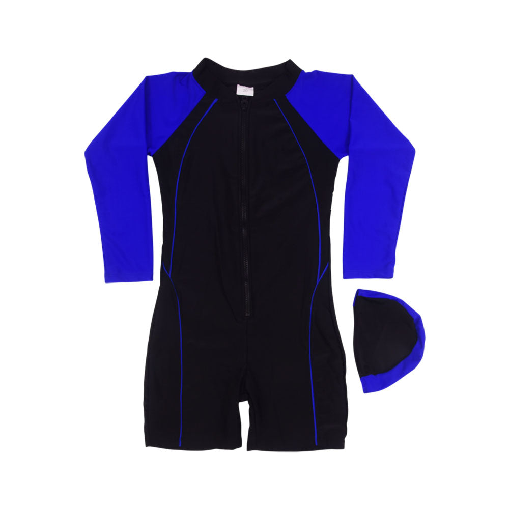 KIDS L/S 2PC SWIMMING COSTUME NZS-25 8-9 YEAR 5047
