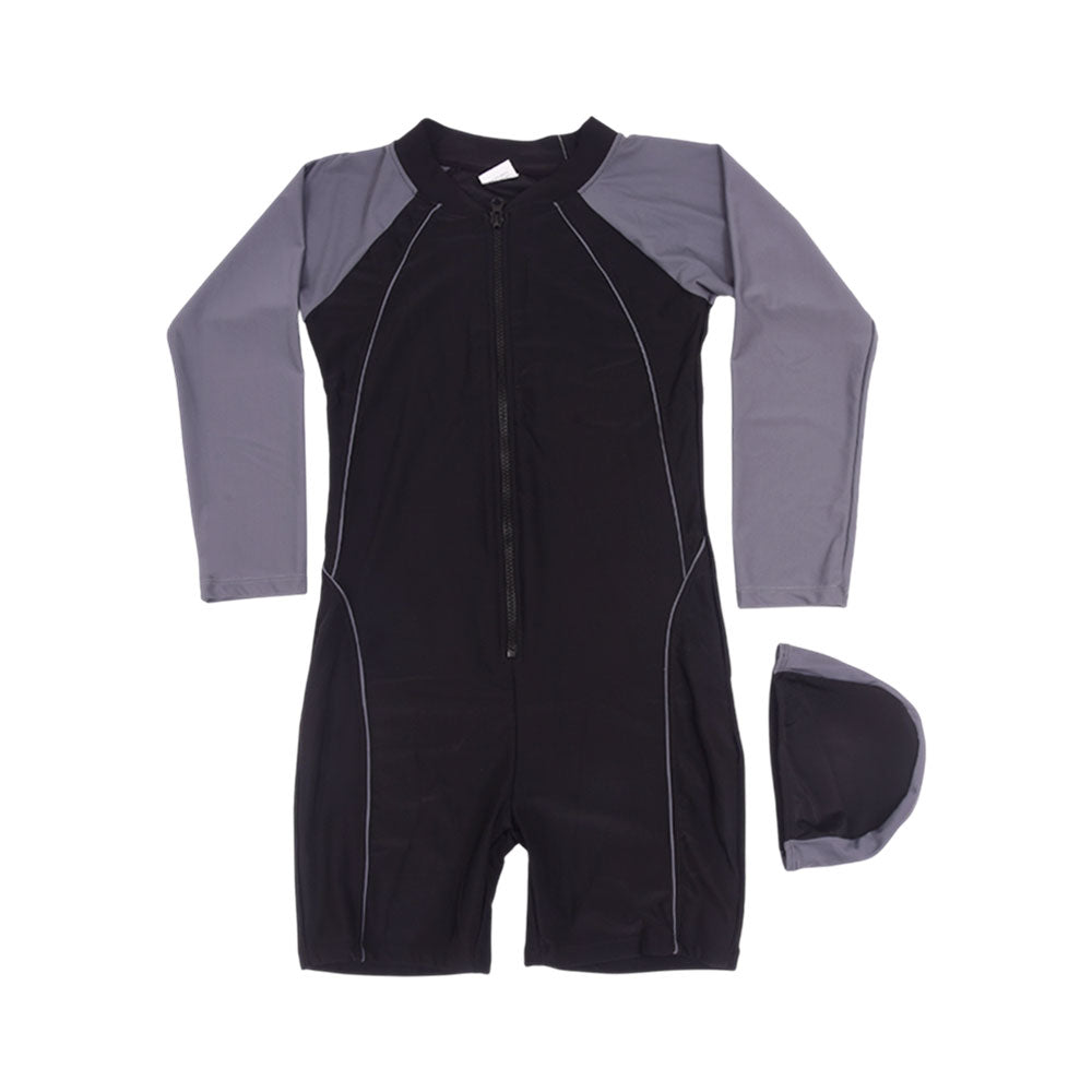 KIDS L/S 2PC SWIMMING COSTUME NZS-25 9-10 YEAR 5047