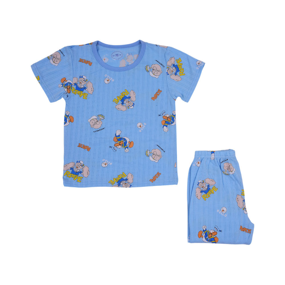 BOY S/S 2PC SLEEPING SUIT NZS-25 2-3 YEAR 001 W.G