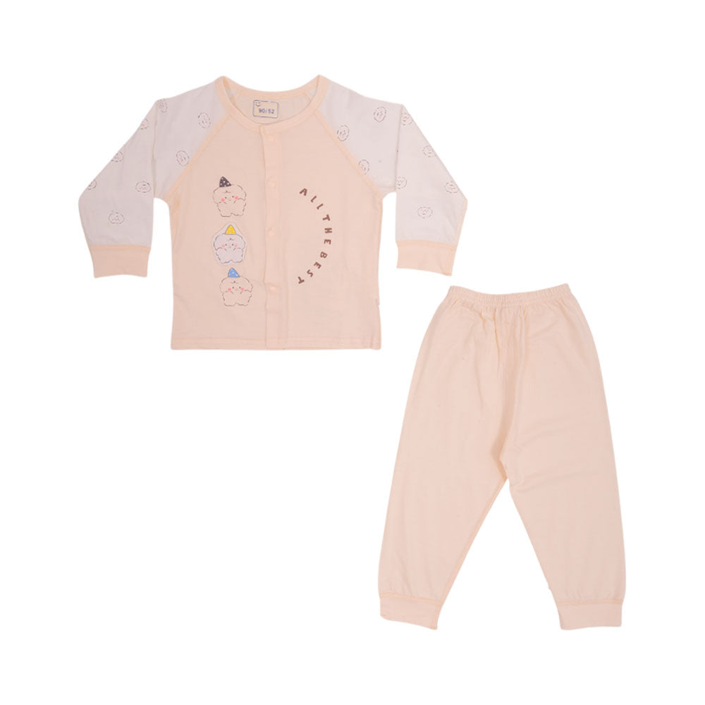 UNISEX L/S 2PC PAJAMA SUIT NZS-25 9-12M 27001 A.G