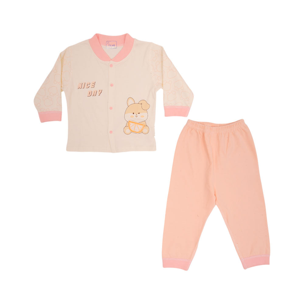 UNISEX L/S 2PC PAJAMA SUIT NZS-25 3-6M 782 A.G