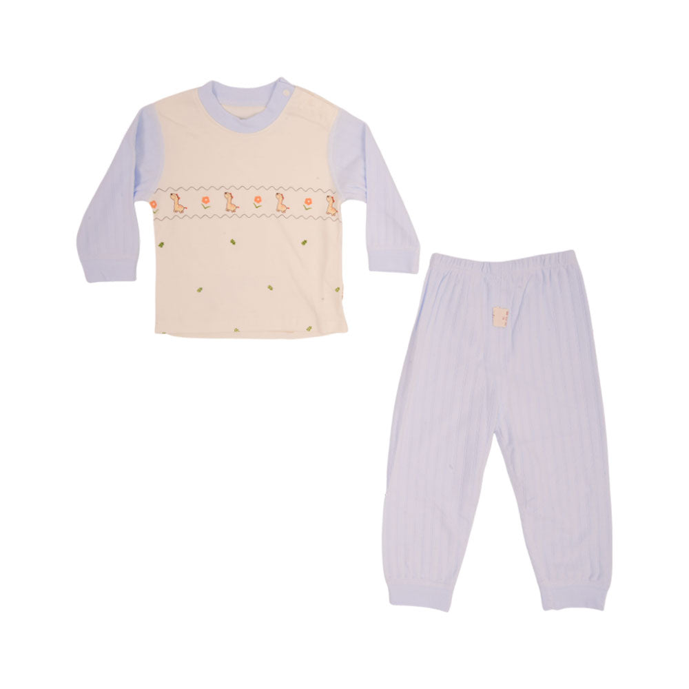 BOYS L/S 2PC PAJAMA SUIT NZS-25 3-6M 60137B A.G