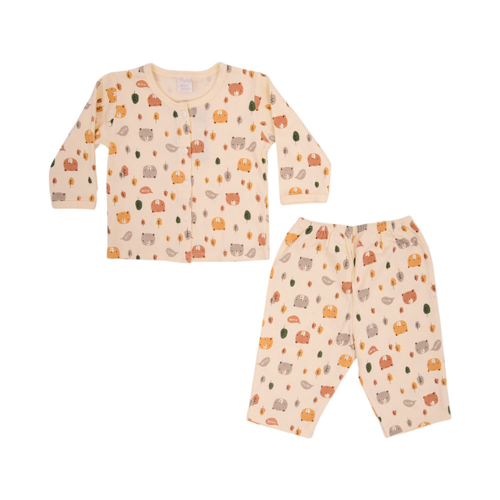 BOYS L/S 2PC PAJAMA SUIT L/W NZS-25 3-6M PSK-11 A.G
