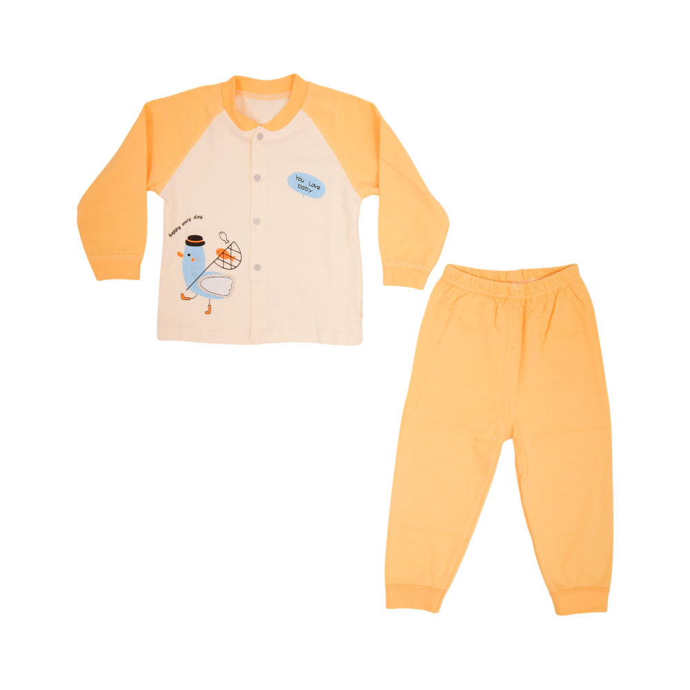 BOYS L/S 2PC PAJAMA SUIT L/W NZS-25 3-6M N26133 A.G