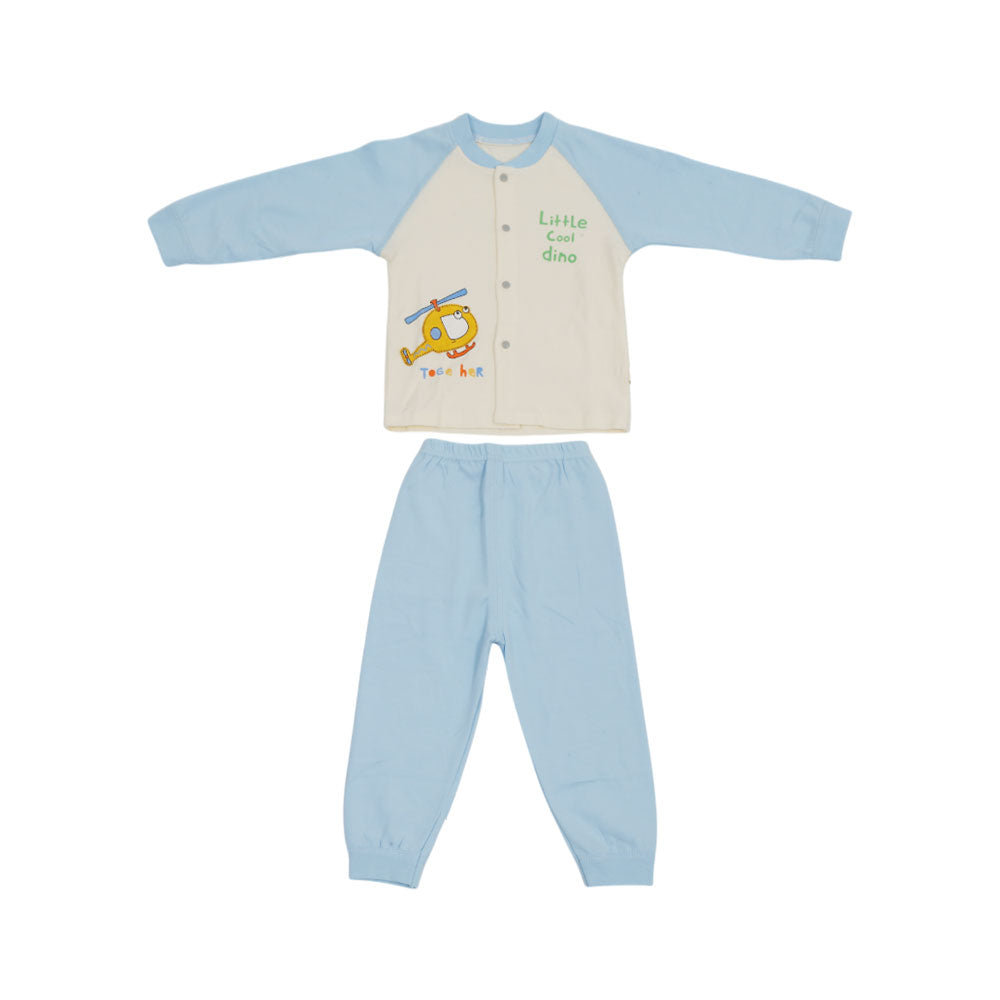 BOYS L/S 2PC PAJAMA SUIT L/W NZS-25 6-9M 26131 A.G