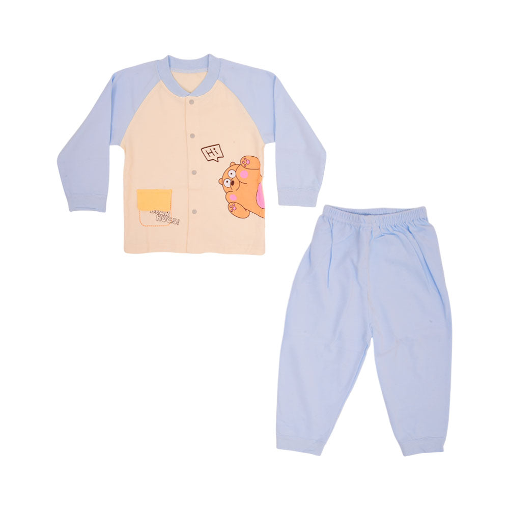 BOYS L/S 2PC PAJAMA SUIT L/W NZS-25 6-9M 22226 A.G