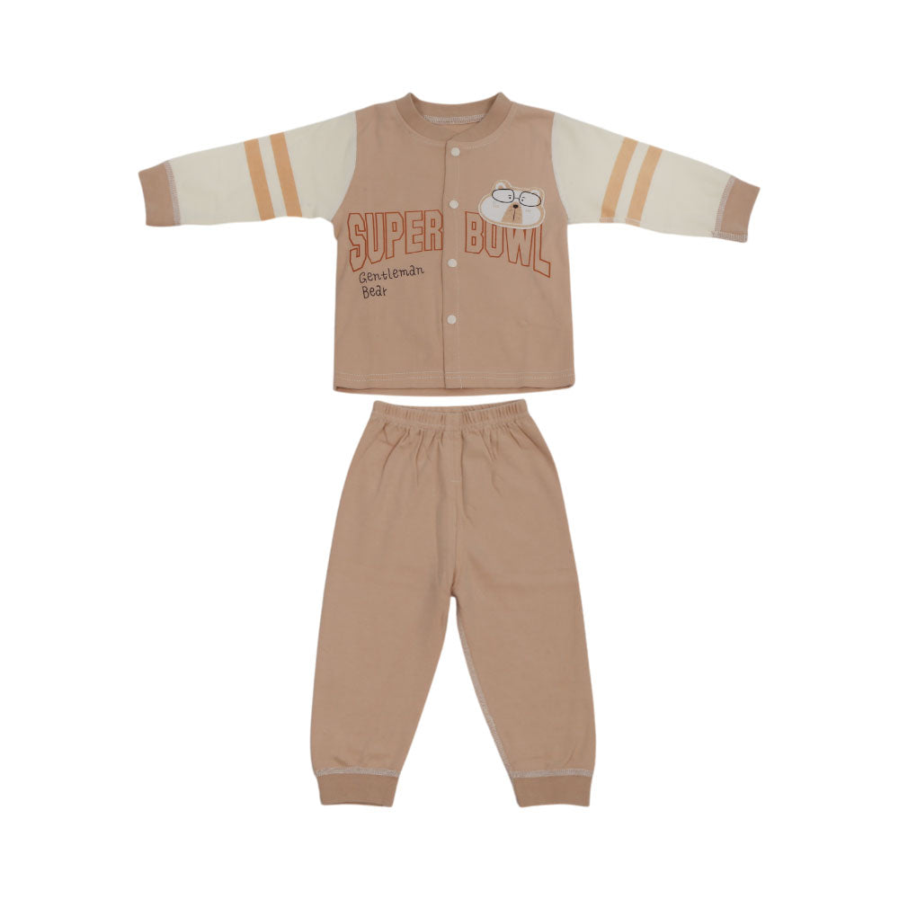 BOYS L/S 2PC PAJAMA SUIT NZS-25 3-6M 9023 A.G