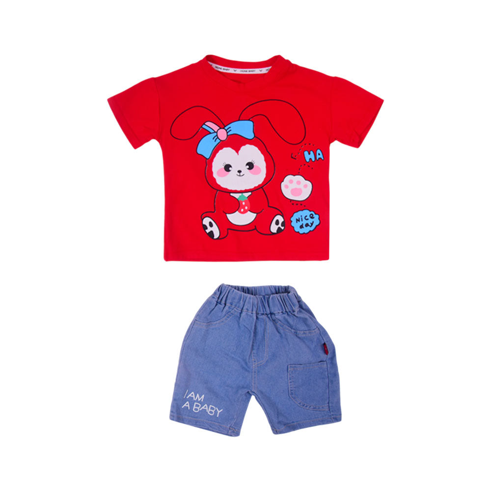 GIRLS S/S 2PC KNICKER SUIT LABUBU KIDS NZS-25 12-18M B-1 A.G
