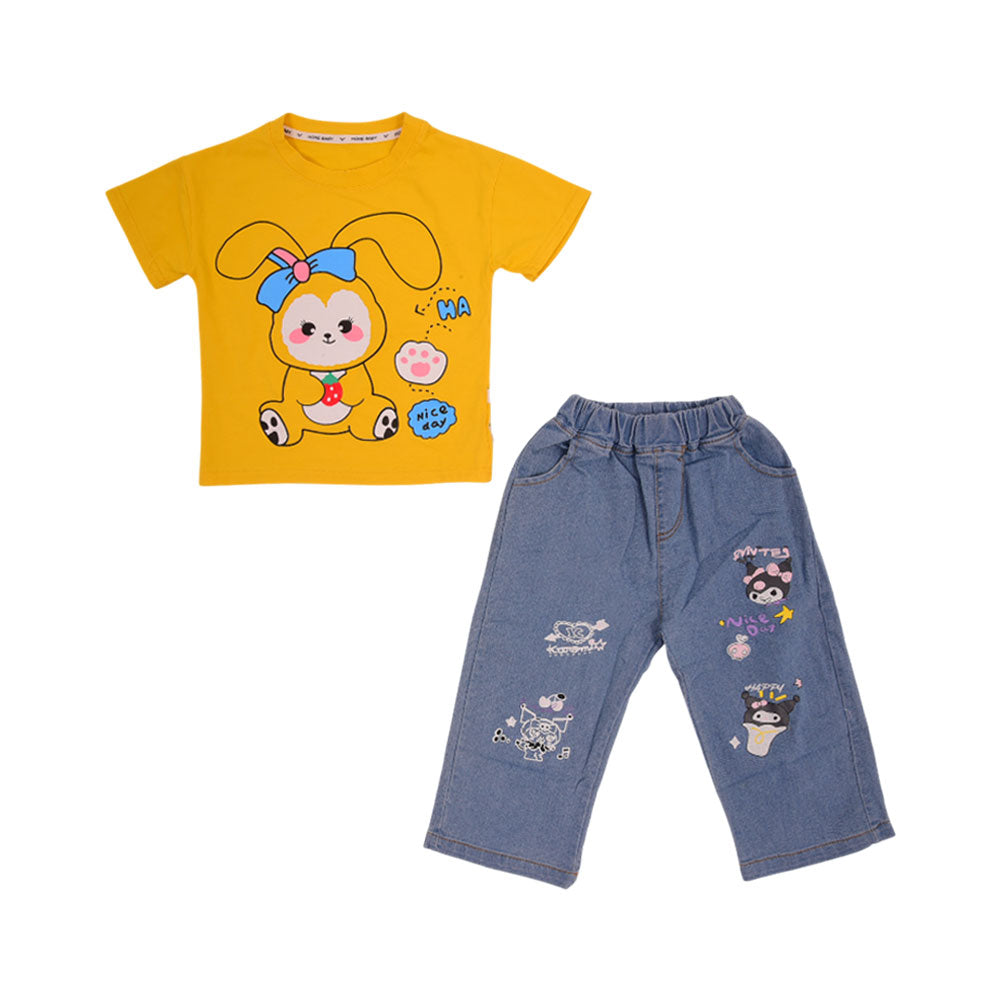 GIRLS S/S 2PC KNICKER SUIT LABUBU KIDS NZS-25 18-24M B-1 A.G