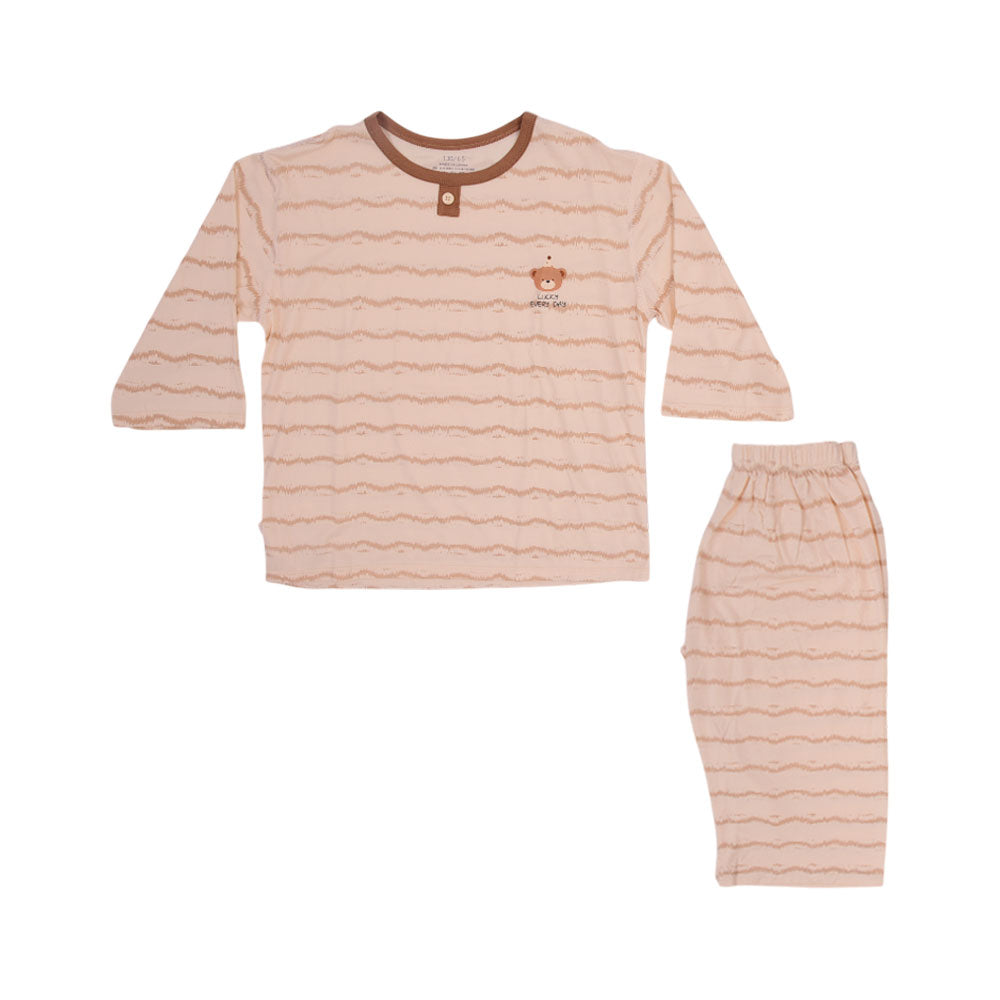 BOYS S/S 2PC SLEEPING SUIT W-SHORT IRS-25 4-5 YEAR CC-1