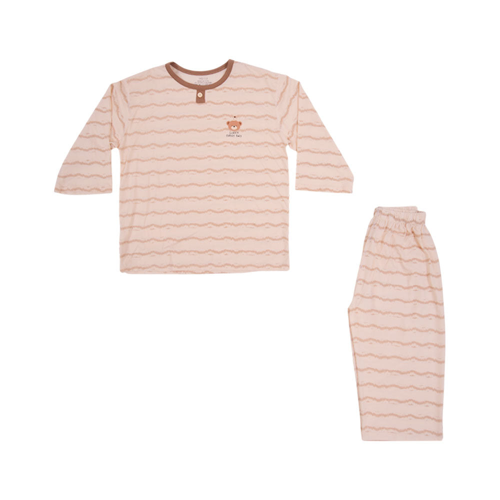 BOYS S/S 2PC SLEEPING SUIT W-SHORT IRS-25 5-6 YEAR CC-1