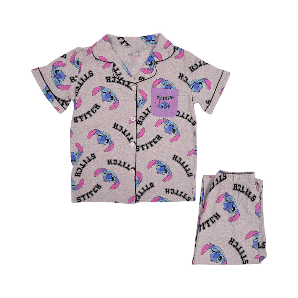 GIRLS S/S 2PC SLEEPING SUIT IRS-25 8-9 YEAR CC-3