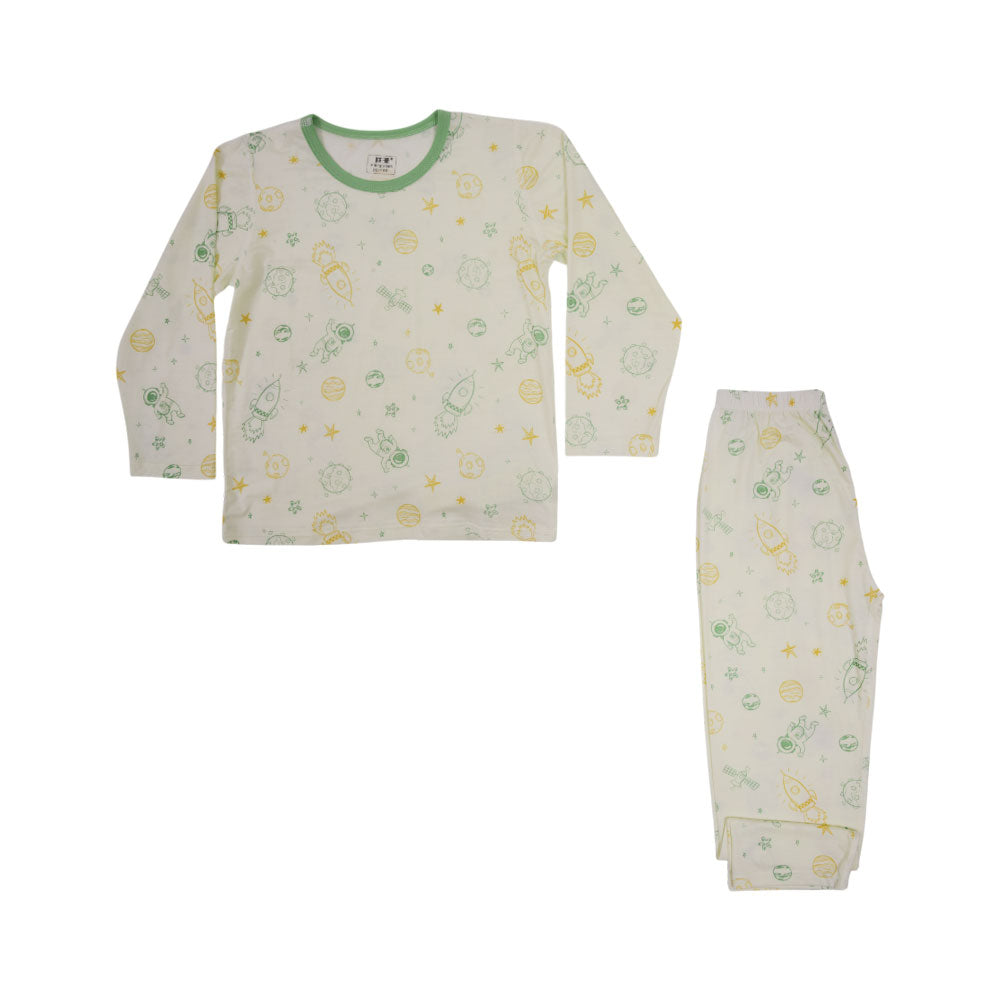 BOYS L/S 2PC SLEEPING SUIT IRS-25 4-5 YEAR CC-6