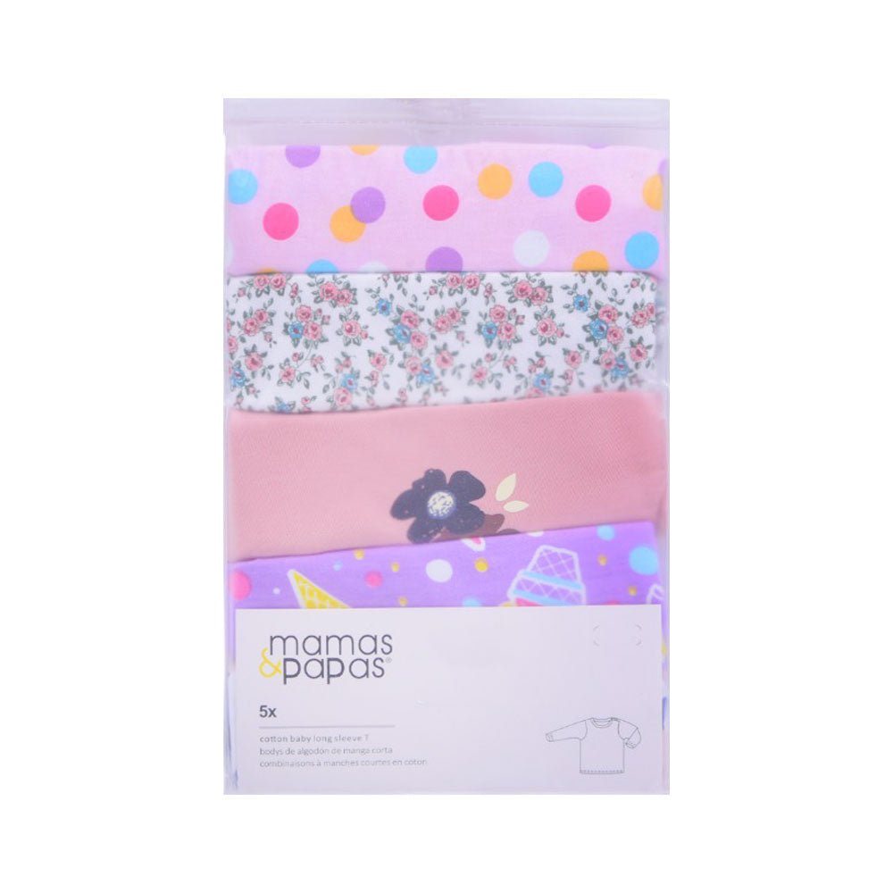 GIRLS L/S 5PC SHIRT MAMAS & PAPAS IRS-25 18-24M SS-1