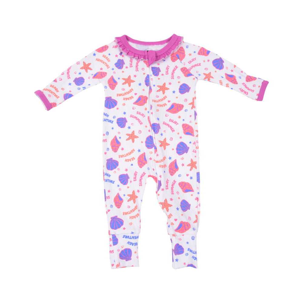 GIRLS L/S ROMPER MOTHERS TREE IRS-25 6-9M SS-7