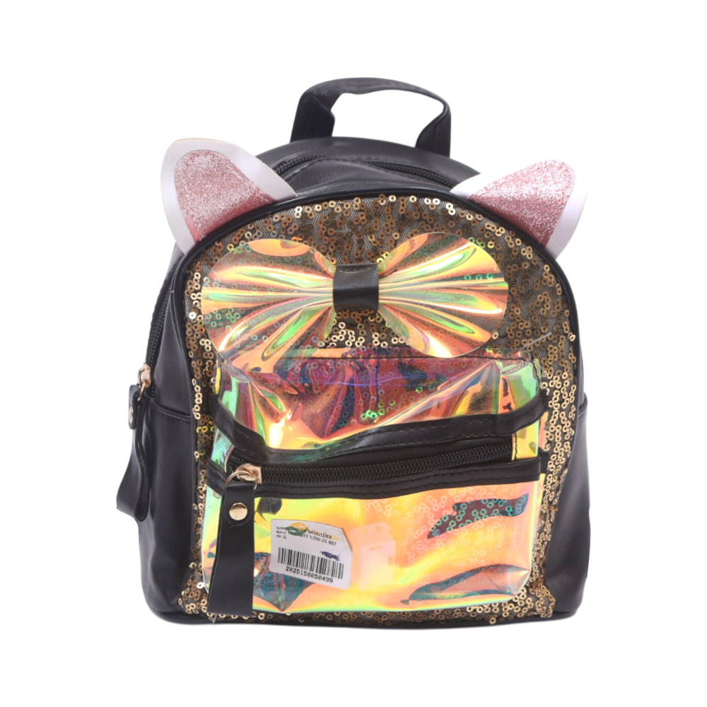 GIRLS FANCY SHOULDER BAG W-LIGHT NZW-25 007 W.G (Multi Colors)