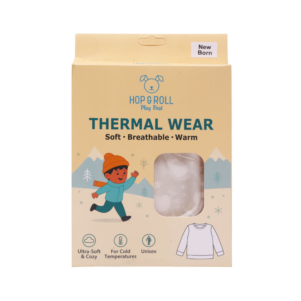 HOP & ROLL THERMAL TOP OFF WHITE N.B 1PC