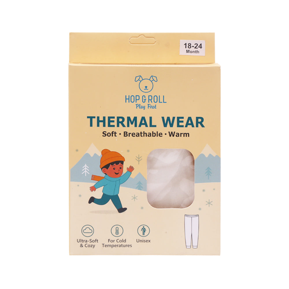 HOP & ROLL THERMAL PAJAMA OFF WHITE 18-24M 1PC