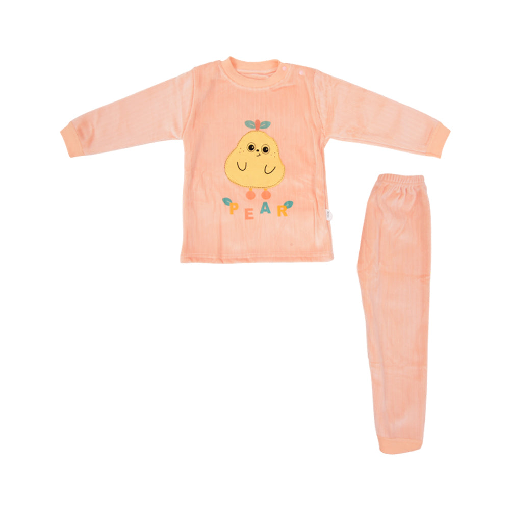 UNISEX L/S 2PC VELOUR PAJAMA SUIT NZW-25 12-18M 93677