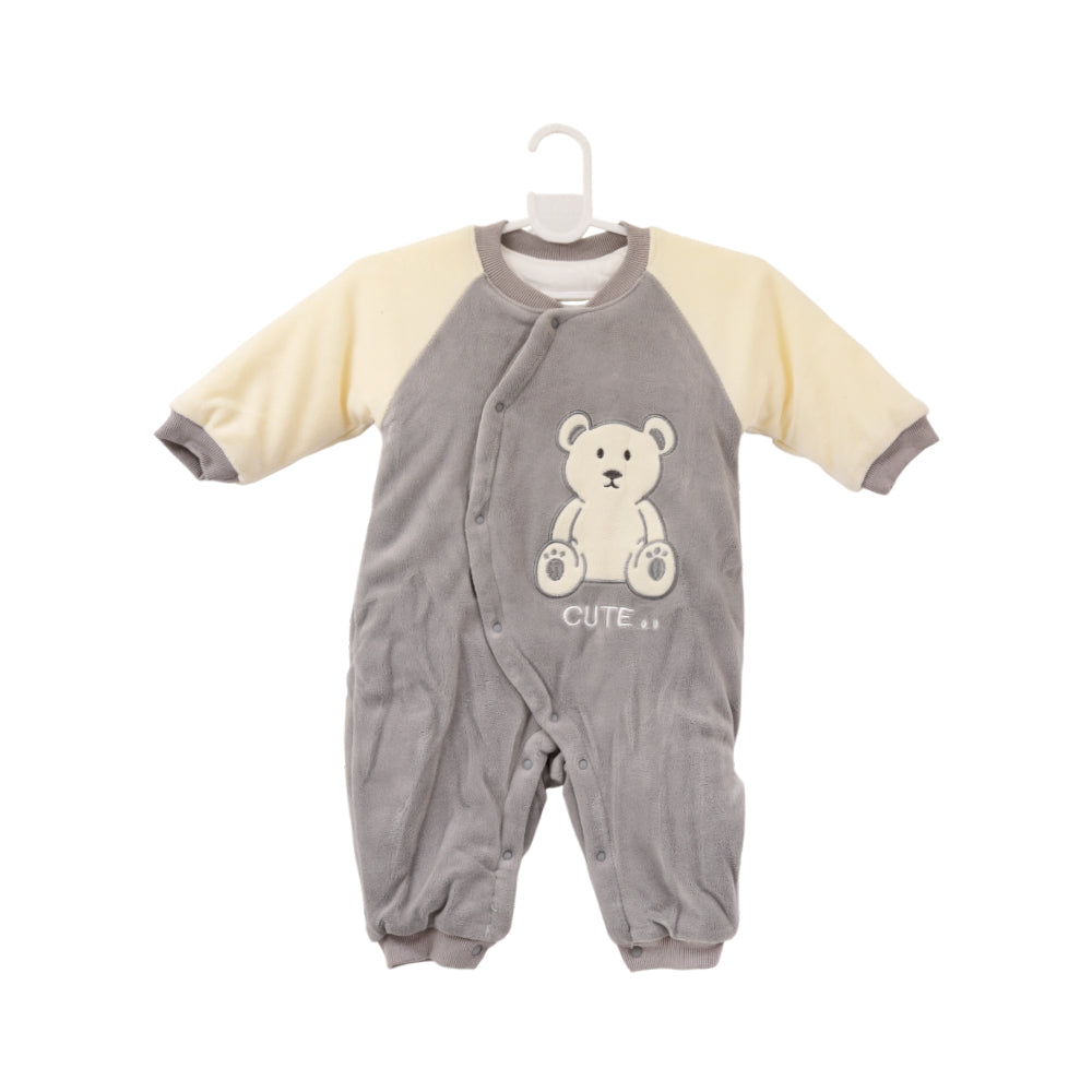 BOYS L/S QUILTED ROMPER NZW-25 6-9M 93689