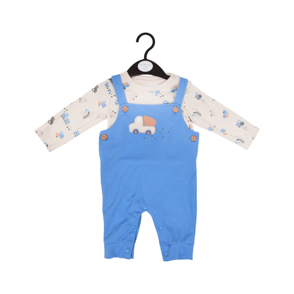 BOYS L/S 2PC ROMPER IRW-25 3-6M 257-060 THAI