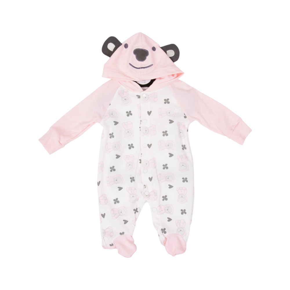 BOYS L/S ROMPER HOODED IRW-25 0-3M 257-083 THAI